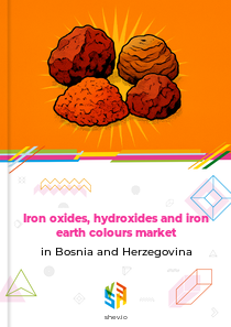 Iron oxides, hydroxides and iron earth colours market in Bosnia and Herzegovina