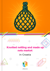 Knotted netting and made up nets market in Croatia