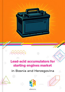 Lead-acid accumulators for starting engines market in Bosnia and Herzegovina