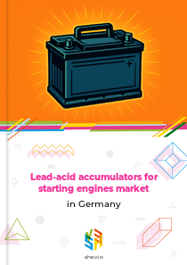 Lead-acid accumulators for starting engines market in Germany