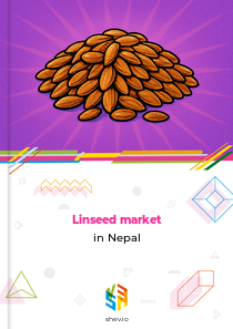 Linseed market in Nepal