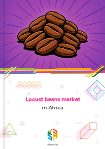 Locust beans market in Africa