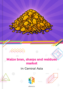 Maize bran, sharps and residues market in Central Asia