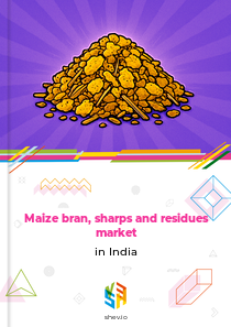 Maize bran, sharps and residues market in India