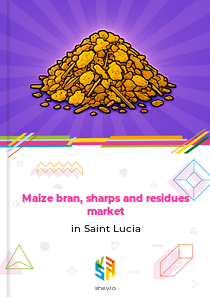 Maize bran, sharps and residues market in Saint Lucia