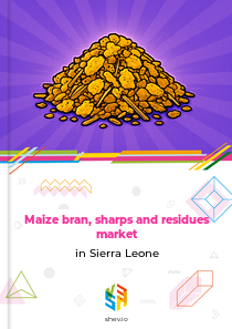 Maize bran, sharps and residues market in Sierra Leone