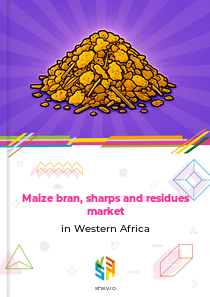 Maize bran, sharps and residues market in Western Africa