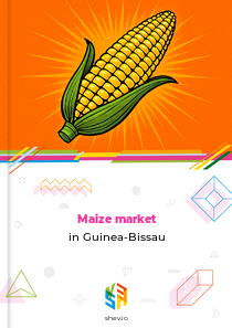 Maize market in Guinea-Bissau