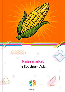 Maize market in Southern Asia
