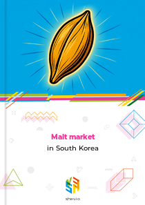 Malt market in South Korea