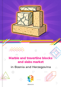 Marble and travertine blocks and slabs market in Bosnia and Herzegovina