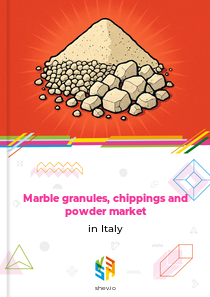 Marble granules, chippings and powder market in Italy