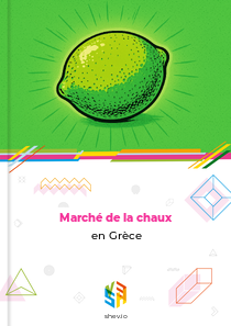 Marché de la chaux en Grèce