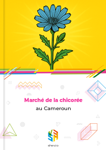 Marché de la chicorée au Cameroun