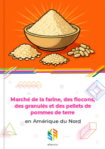 Marché de la farine, des flocons, des granulés et des pellets de pommes de terre en Amérique du Nord