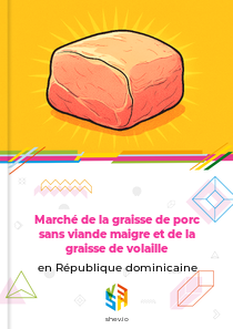 Marché de la graisse de porc sans viande maigre et de la graisse de volaille en République dominicaine