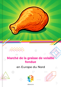 Marché de la graisse de volaille fondue en Europe du Nord
