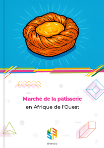 Marché de la pâtisserie en Afrique de l'Ouest
