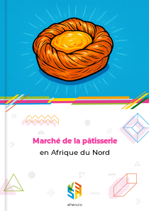 Marché de la pâtisserie en Afrique du Nord