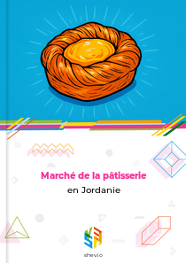 Marché de la pâtisserie en Jordanie