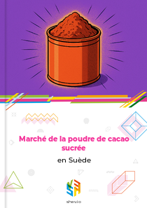 Marché de la poudre de cacao sucrée en Suède