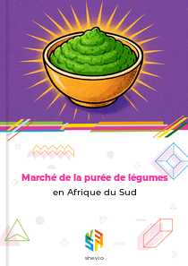 Marché de la purée de légumes en Afrique du Sud