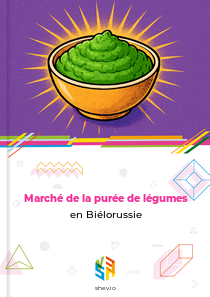 Marché de la purée de légumes en Biélorussie