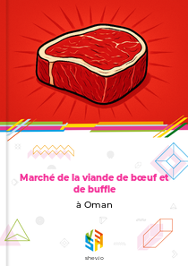 Marché de la viande de bœuf et de buffle à Oman