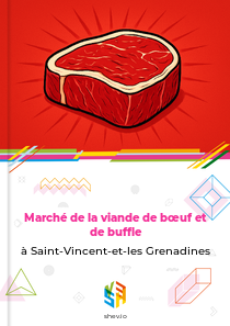 Marché de la viande de bœuf et de buffle à Saint-Vincent-et-les Grenadines