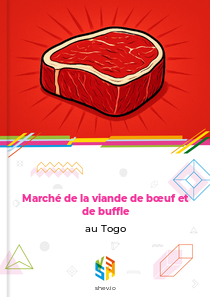 Marché de la viande de bœuf et de buffle au Togo