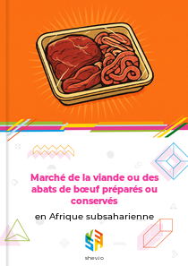 Marché de la viande ou des abats de bœuf préparés ou conservés en Afrique subsaharienne
