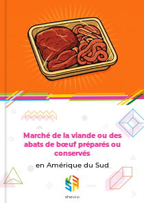 Marché de la viande ou des abats de bœuf préparés ou conservés en Amérique du Sud