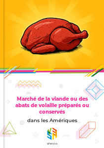 Marché de la viande ou des abats de volaille préparés ou conservés dans les Amériques
