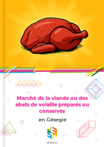 Marché de la viande ou des abats de volaille préparés ou conservés en Géorgie