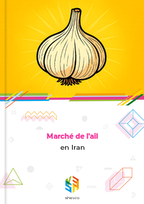 Marché de l'ail en Iran