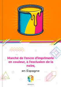 Marché de l'encre d'imprimerie en couleur, à l'exclusion de la noire, en Espagne