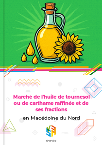 Marché de l'huile de tournesol ou de carthame raffinée et de ses fractions en Macédoine du Nord