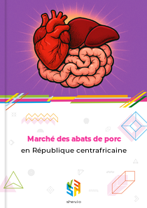 Marché des abats de porc en République centrafricaine