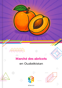 Marché des abricots en Ouzbékistan