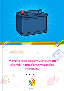Marché des accumulateurs au plomb, hors démarrage des moteurs, en Italie