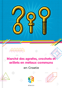 Marché des agrafes, crochets et œillets en métaux communs en Croatie