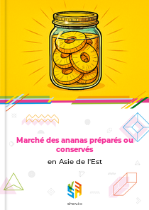Marché des ananas préparés ou conservés en Asie de l'Est