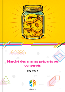 Marché des ananas préparés ou conservés en Asie