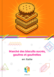 Marché des biscuits sucrés, gaufres et gaufrettes en Italie