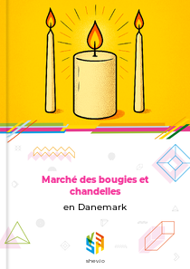 Marché des bougies et chandelles en Danemark