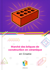 Marché des briques de construction en céramique en Croatie