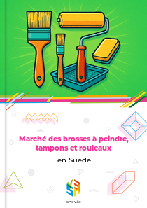 Marché des brosses à peindre, tampons et rouleaux en Suède