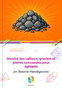 Marché des cailloux, graviers et pierres concassées pour agrégats en Bosnie-Herzégovine