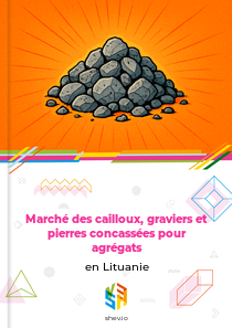 Marché des cailloux, graviers et pierres concassées pour agrégats en Lituanie