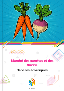Marché des carottes et des navets dans les Amériques